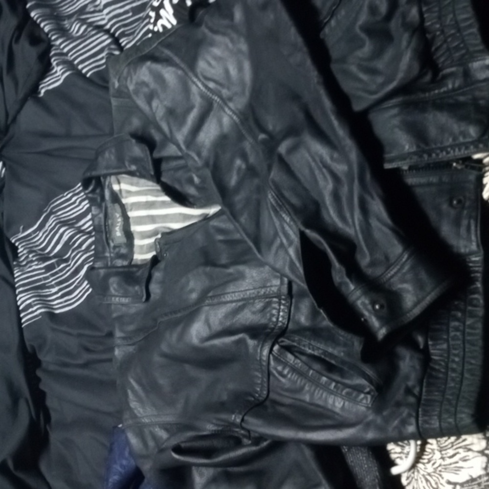 Men's bally special 100% soft leather coat